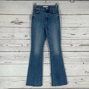 MOTHER High Waist Weekender Slice Heel - Belle De Jour - SZ - 25 (B828)